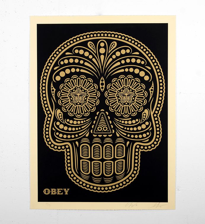 Shepard Fairey Obey & Ernesto Yerena - Obey day of the dead