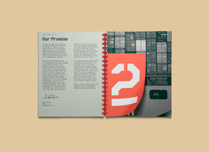 Nordsjøen Annual Report on Behance #layout #graphicdesign #editorial #print #annualreport #typography #book #layout #graphicdesign #layout