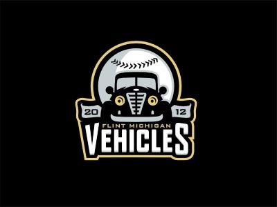 Dribbble - Flint Vehicles by Adam Walsh #baseball #logo #sports #branding