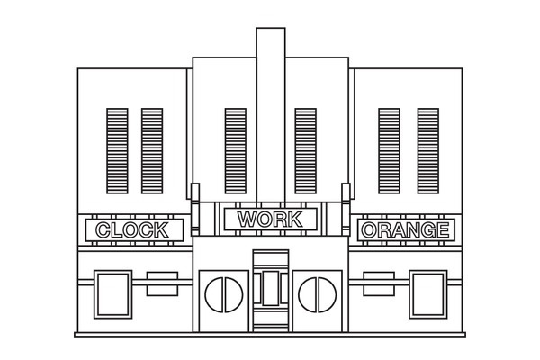 James Kape #line #vector #illustrator #building #architecture
