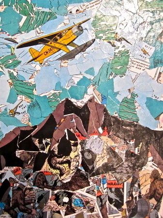 bigfoot-hills | SOLD #mod #collage #podge #art