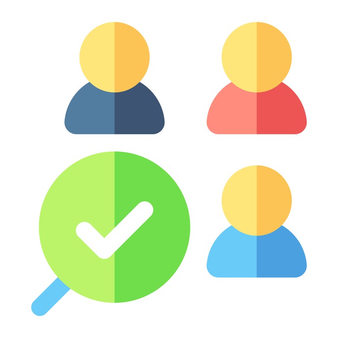 See more icon inspiration related to target, team, search, ui, loupe, miscellaneous, check mark, checking, employee, audience, workers, zoom, magnifying glass, interface, business and check on Flaticon.