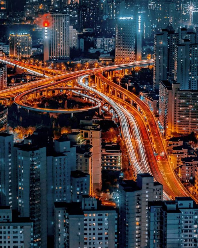 Shanghai From Above: Moody Drone Photography by Mark Siegemund