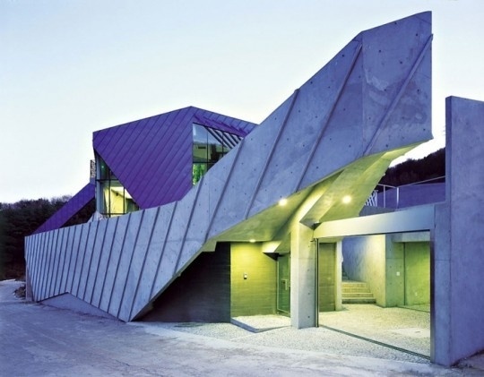 Purple Hill House | The Design Ark #hill #architecture #house #purple