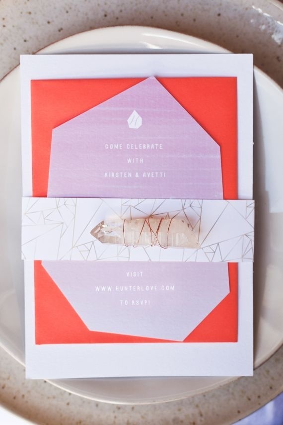 Geometric invite #inviation #geometric