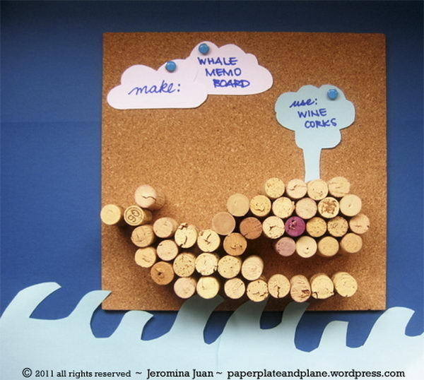 Homemade Wine Cork Crafts #cork #diy #wine