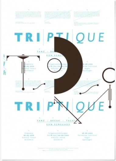triptique / Raffael Stüken / Büro für Grafik Design #poster