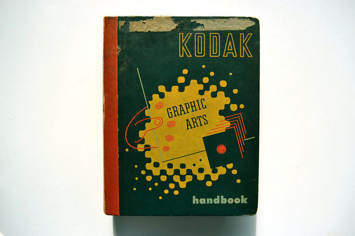 Kodak Graphic Arts Handbook, 1st Edition Artwork published in 1955. #50s