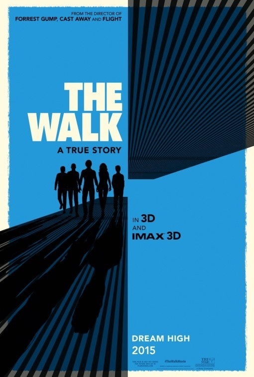 The Walk Movie Poster #movie #hollywood #retro #the #cinema #poster #blue #walk