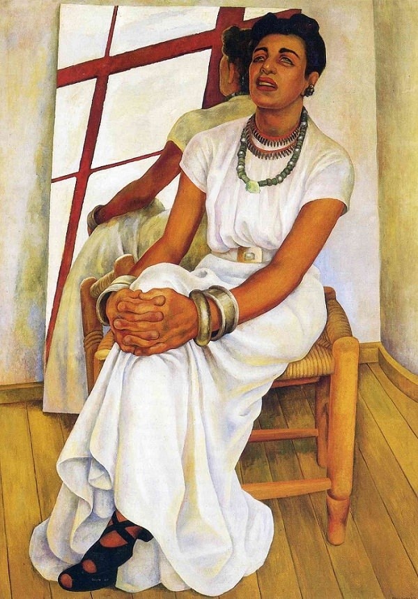 Portrait of Lupe Marin, 1938 by Diego Rivera #rivera #diego