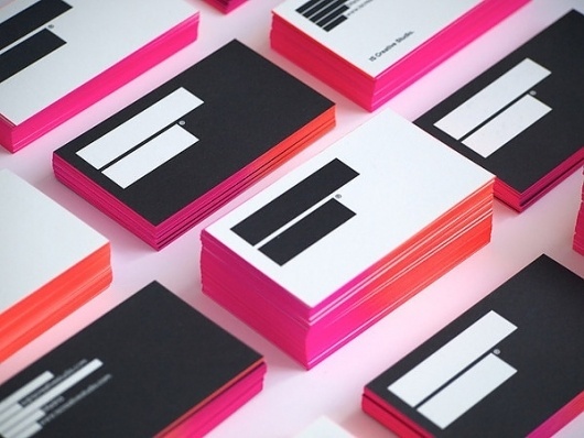 Business card design idea #50: IS Creative Studio / business cards 2nd edition on the Behance Network #graphics #design #cards #...
