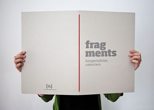 Fragments Catalogue - FPO: For Print Only #fragments #magazine #cardboard #catalogue #2010 #recycled #folder