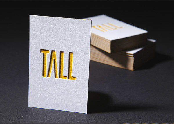Business card design idea #111: lovely stationery tall 1 #print #cards #business