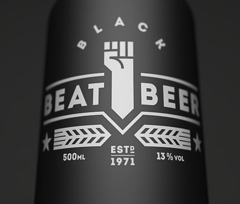 Beat Beer Bottle #packaging #beer