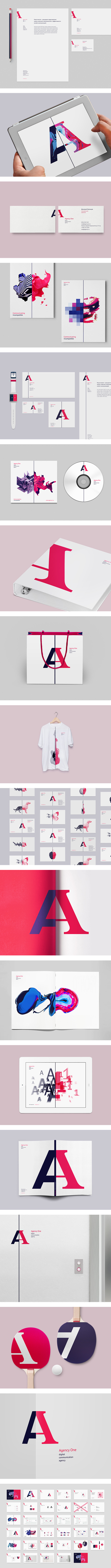 Agency One #logo #identity #excellente