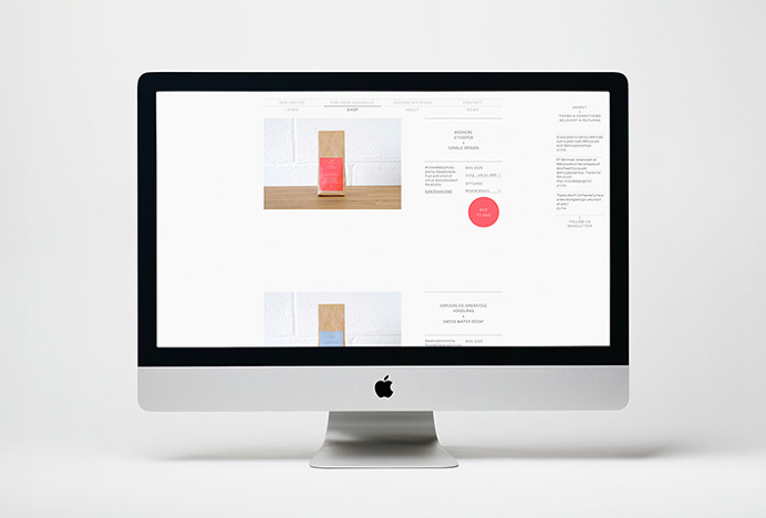 The Coffe Officina by Morse Studio #website #web
