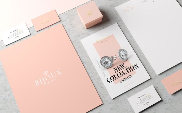 Bijoux by Menta Picante - #graphicdesign #design #jewelry #minimal #crown #pink #hotstamping #logodesigns #logotype #earrings #femenine #br