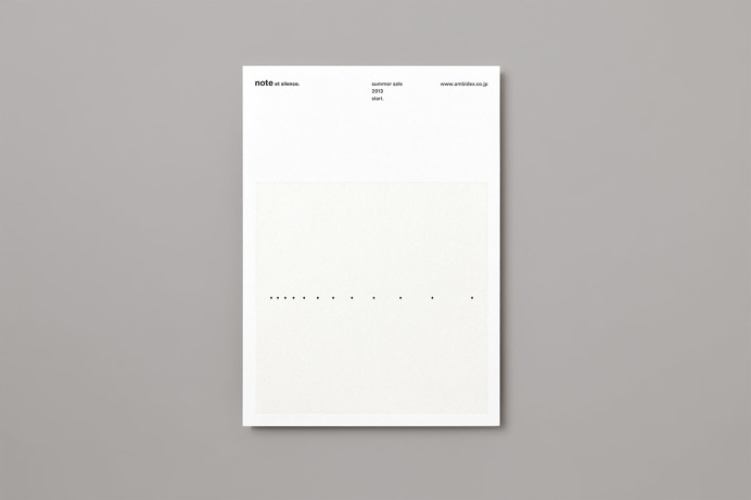 note et silence. on Behance