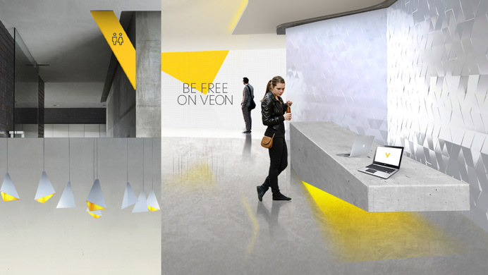 New Logo and Identity for VEON by Moving Brands