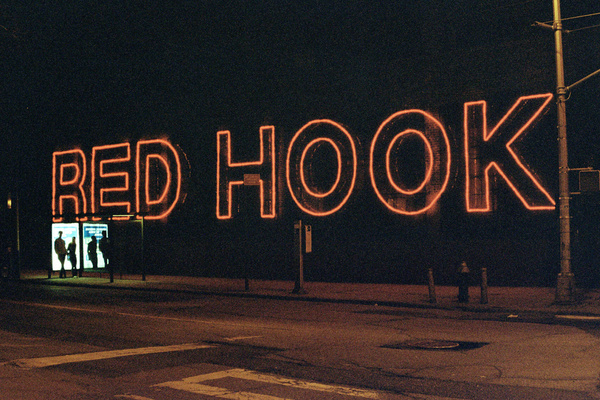 http://25.media.tumblr.com/8c78b7675d3f308d7cae6b371c1d433f/tumblr_mkavunhhOJ1rrtxd8o1_1280.jpg #lettering #red #hook #new #york #brooklyn #neon