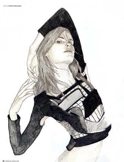 paristocrats: Charles Anastase Illustrations #white #anastase #black #illustration #art #and #charles