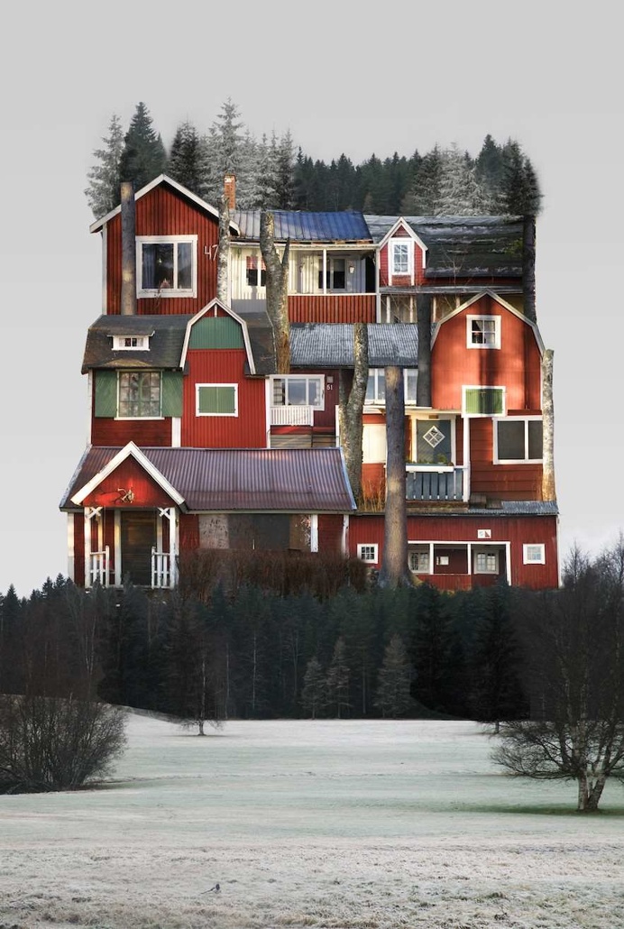 Architectural Collages by Anastasia Savinova