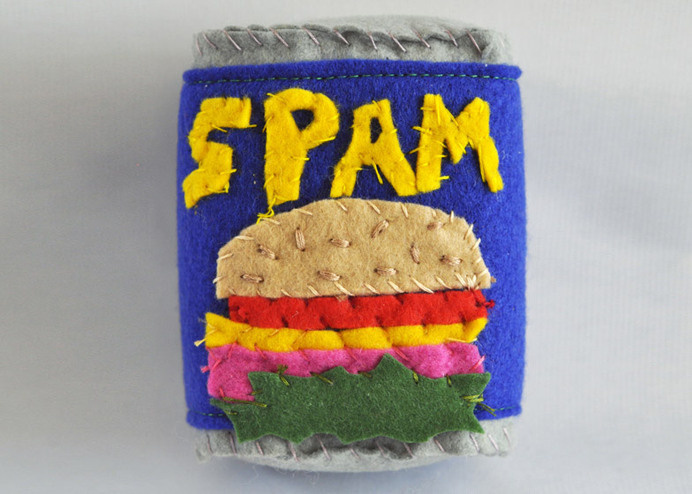 The Felt Cornershop by Lucy Sparrow sells hand-stitched groceries #mixed #spam #felt #media