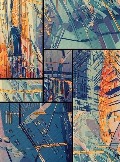 OUTPOST on the Behance Network #abstract #fi #sci #the #illustration #future