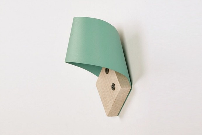 Loop is a DIY wall hook that is decorative yet functional. #hook #modern #lifestyle #design #home #product #wall #industrial #style