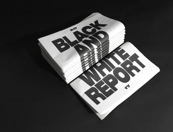 The Black And White Report on Behance