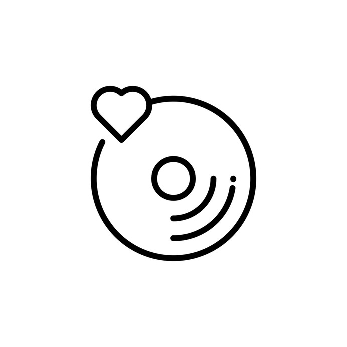 See more icon inspiration related to love and romance, music and multimedia, bluray, cd, music player, compact disc, dvd and music on Flaticon.