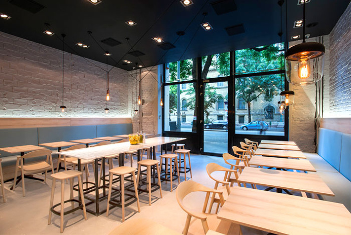 Greek Restaurant by Gasparbonta - #decor, #interior, #restaurant