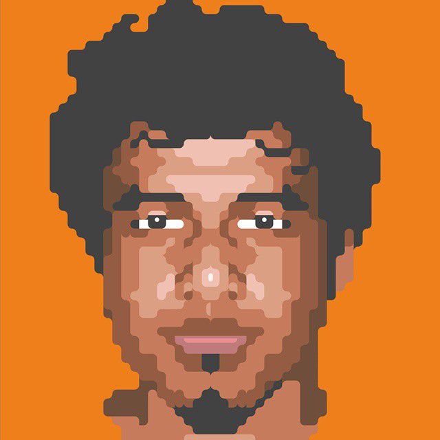 Look at my face first !! #graphic #design #portrait #pixels