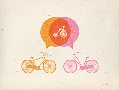 The Collective Loop #bicycles #peters #vintage #poster #allen