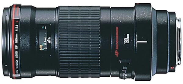 Canon's 180mm lens is another macro option which is ideal for product photography.
