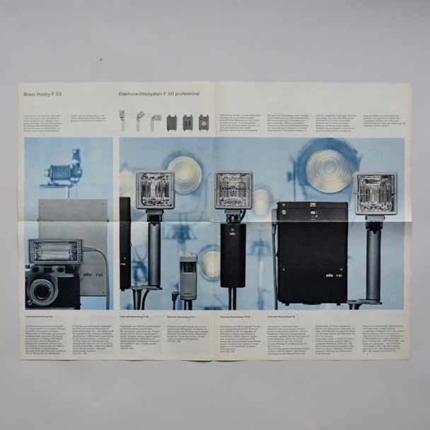 Braun Blitzgeräte für Hobby und Beruf Wolfgang Scheitel 1960 via www.dasprogramm.org