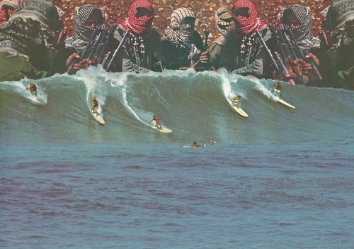 little collage i did last night #ocean #guitar #porn #water #surfing #hipster #tatoos #bands #gihad #photography #guns #skulls #painting #art #music #collage #fine #fashion