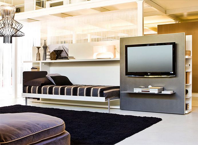 22 Ideas to Hide a Guest Bed - InteriorZine