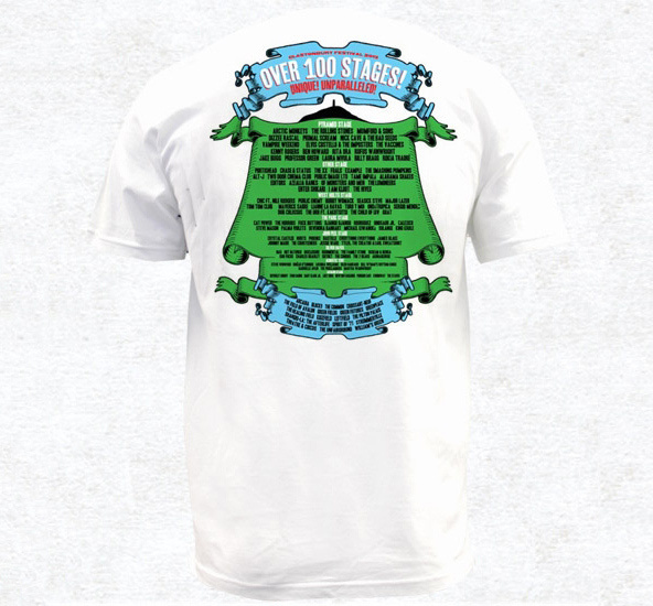 Glastonbury Festival t-shirt #festival #design #shirt #illustration #typograph #shirts
