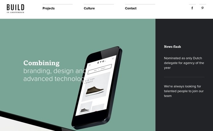 Build in Amsterdam #website #web #minimal