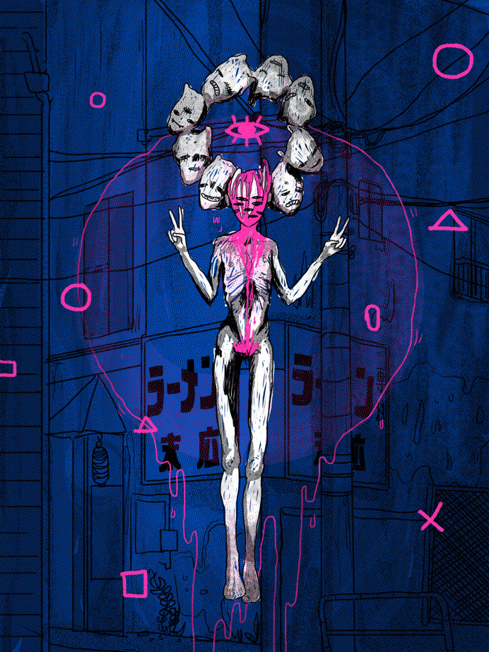 http://saladxvii.tumblr.com/post/150152421220/peace #peace #illustration #art