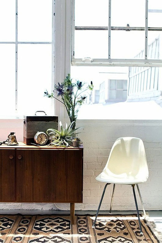 white eames chair #interior design #decoration #decor #deco