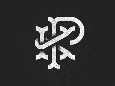 PK Monogram #mark #texture #monogram #brand #identity #logo