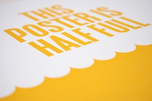 Because Studio — Design & Art Direction/Optimism/Pessimism #because #design #graphic #studio #poster