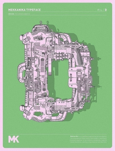 MEKKANIKA on the Behance Network #typography