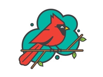 Ricky Linn #icon #logo #illustration #bird