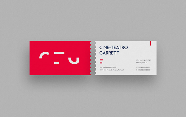 Cine-Teatro Garrett on Behance #branding #festival #pã³voa #varzim #design #maan #de #garrett #porto #almeida