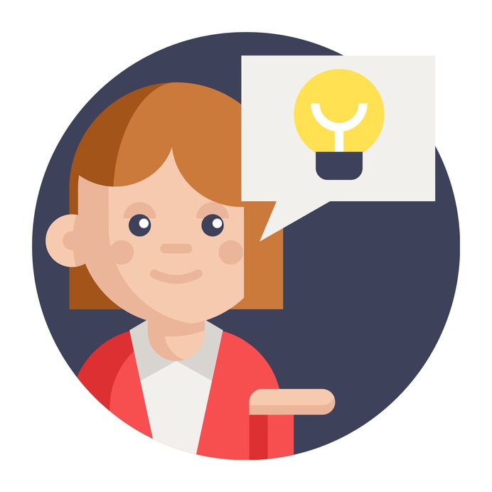 See more icon inspiration related to think, idea, woman, worker, team, avatar, teamwork, group, feature, creativity, thinking, employee, user, light bulb and networking on Flaticon.