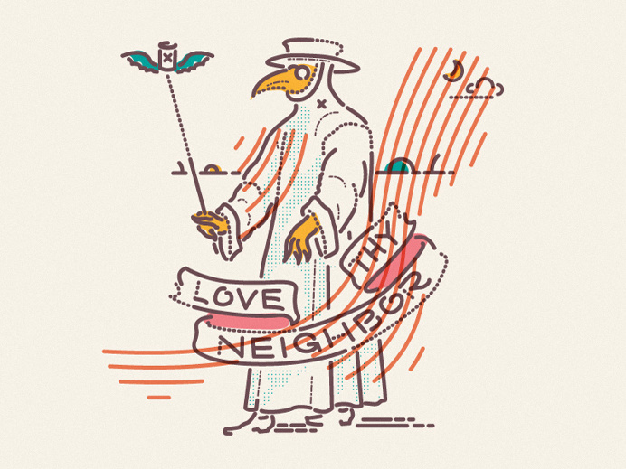 Love Thy Neighbor x Colour and Lines Tattoo