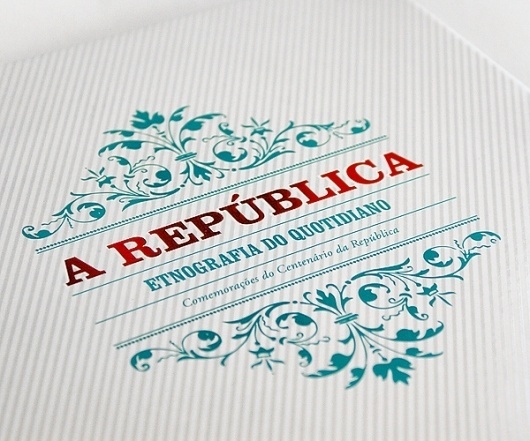 A REPÚBLICA - ETNOGRAFIA DO QUOTIDIANO on the Behance Network #design
